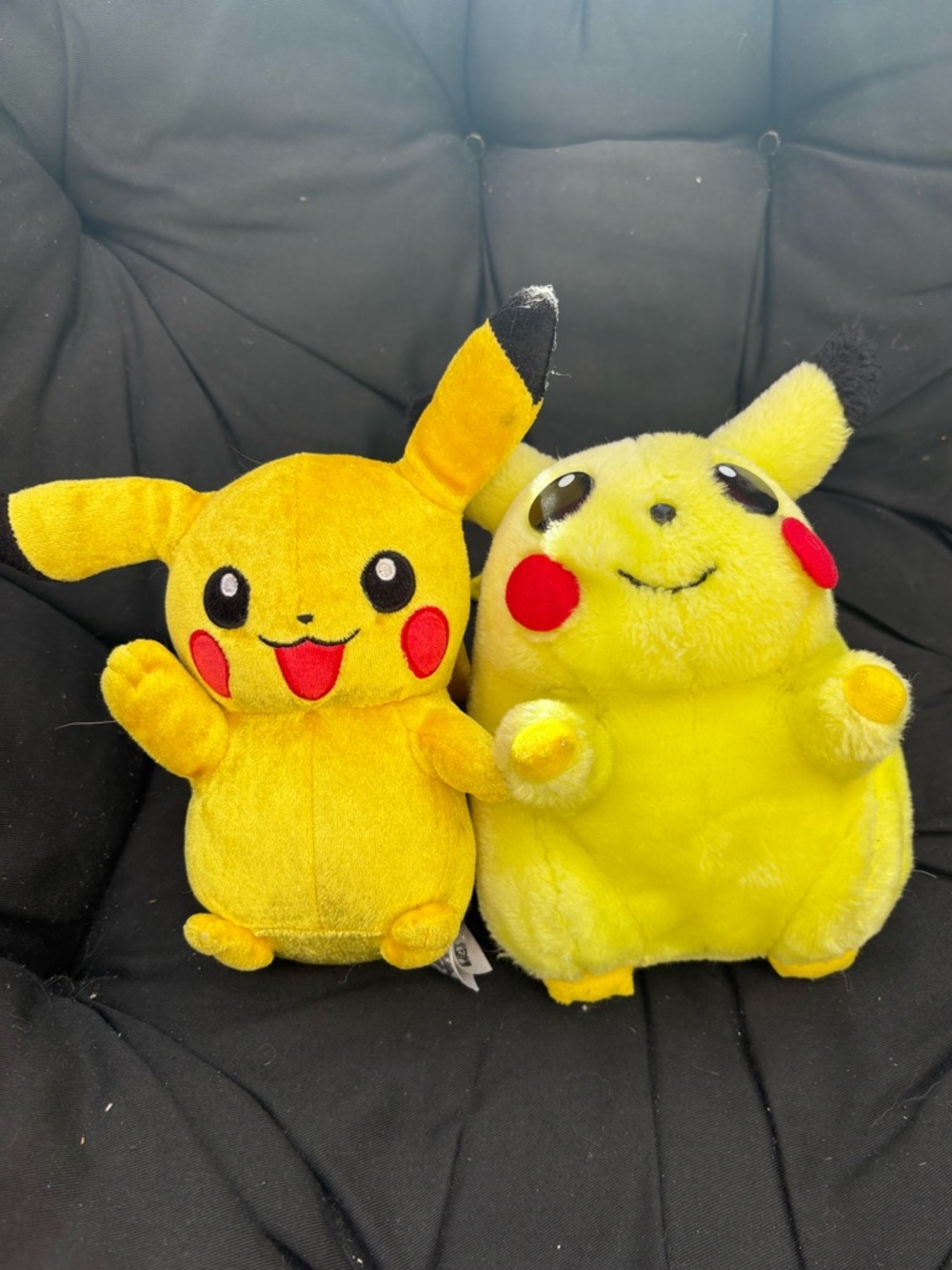 Vintage TOMY Pikachu Plush Bundle | Rare Fat Pikachu & Waving Pikachu